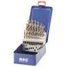 Spiralbohrersatz links MG13 P-PLUS LINKS BC HSS-G DIN 338 //25-tlg.