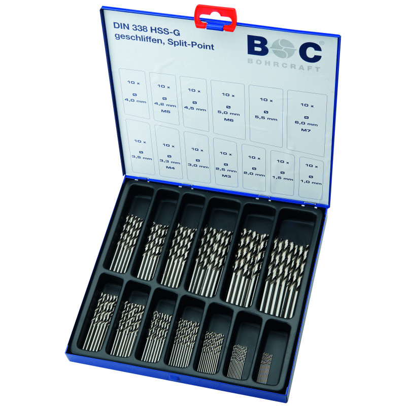 MG130 HSS-G DIN 338 // 1-6x0,5+3,3/4,2/130-tlg.