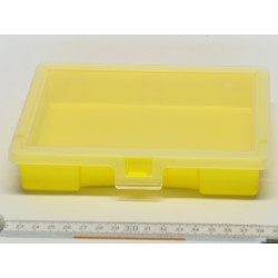 Sortierkasten unI 1 gelb ohne Facheinteilung 180x150x36mm