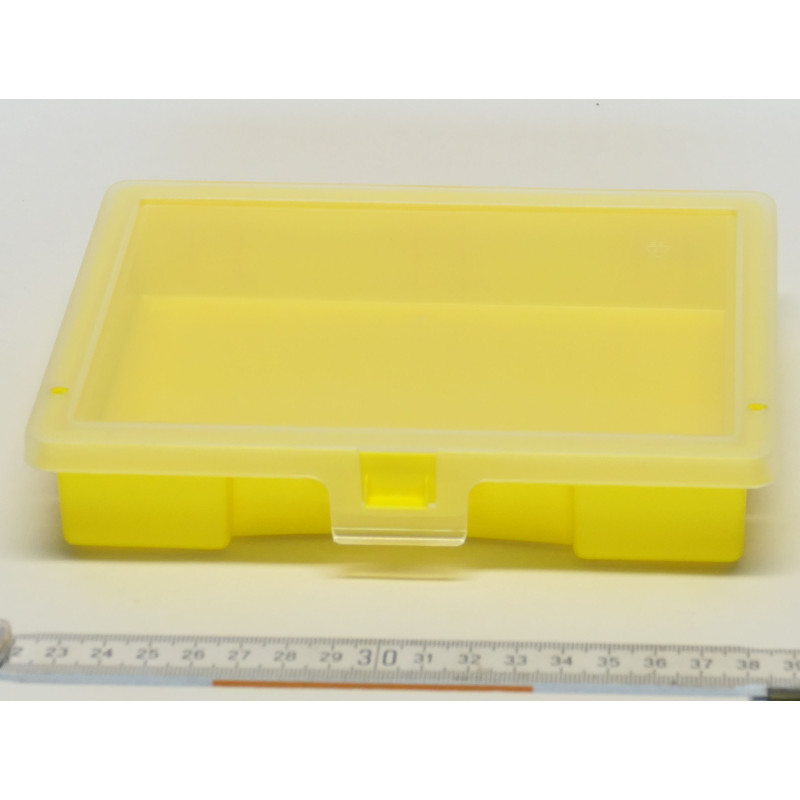 Sortierkasten unI 1 gelb ohne Facheinteilung 180x150x36mm