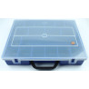 Sortierkasten unI 4 blau mit 18 festen Facheinteilungen 365x290x65mm