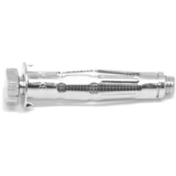 50 x fischer HM Hohlraumdübel mit Sechskantschraube 8x54SS für Plattenbaustoffe 7-21mm