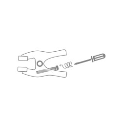 Piher verstellbare Klemme 5cm