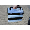 L-BOXX Mini schwarz - Deckel transparent - unterteilbar - auch geschlossen einsehbar