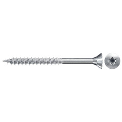 200 x fischer Spanplattenschraube FSPII 5,0 x 60 Senkkopf blauverzinkt Teilgewinde Innenstern TX