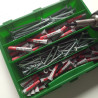 160-tlg Sortimentskasten grün Fischer DUOPOWER Dübel 50x 6x30, 30x 8x40 +Schrauben SK mit T20 Antrieb 50x 4,5x40, 30x 5x60 1 Bit
