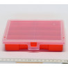 Sortierkasten unI 1 rot mit 8 festen Facheinteilungen 180x150x36mm