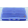 Sortierkasten unI 2 blau mit 7 festen Facheinteilungen 275x180x41mm