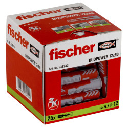 25 x fischer DuoPower 12 x 60