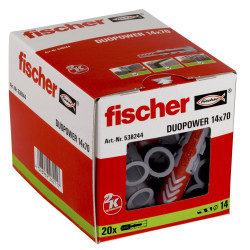 20 x fischer DuoPower 14 x 70