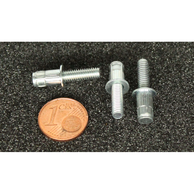 Blindnietschraube M4x3015 gerändelt silber KB 2,0-3,0mm Bolzen 15mm