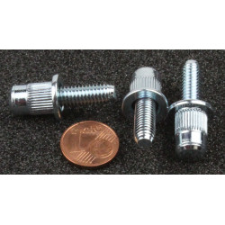 XL Blindnietschraube Stahl M6x2515 gerändelt Flachkopf silber KB 0,5-2,5mm, Bolzen 15mm