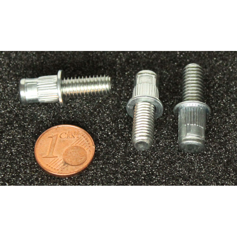 Blindnietschraube M6x2515 gerändelt silber KB 0,5-2,5mm Bolzen 15mm