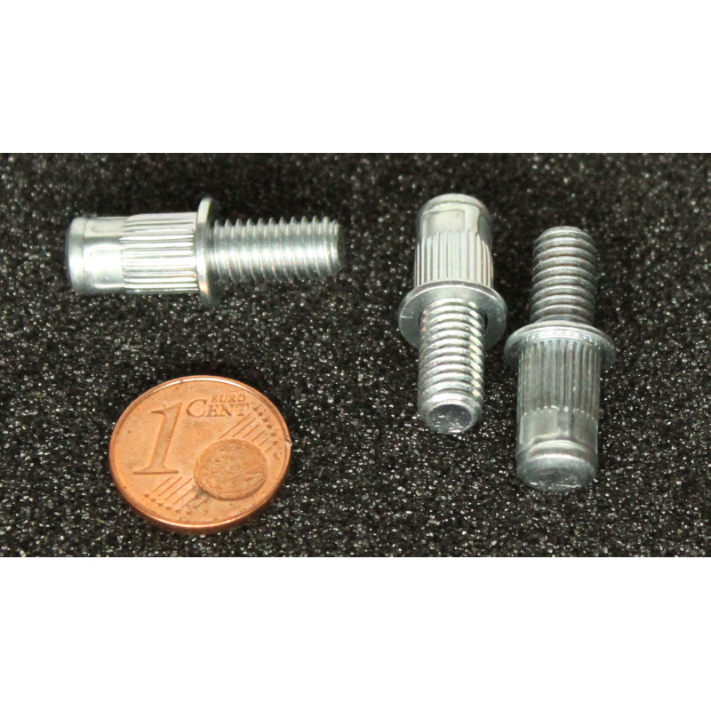 Blindnietschraube M6x4015 gerändelt silber KB 2,5-4,0mm Bolzen 15mm