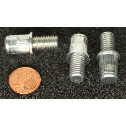 Nietschraube Stahl M8 x 3015 gerändelt silber KB 1,0-3,0mm Bolzen 15mm