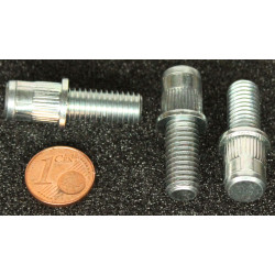 Nietschraube Stahl M8 x 3020 gerändelt silber KB 1,0-3,0mm Bolzen 20mm