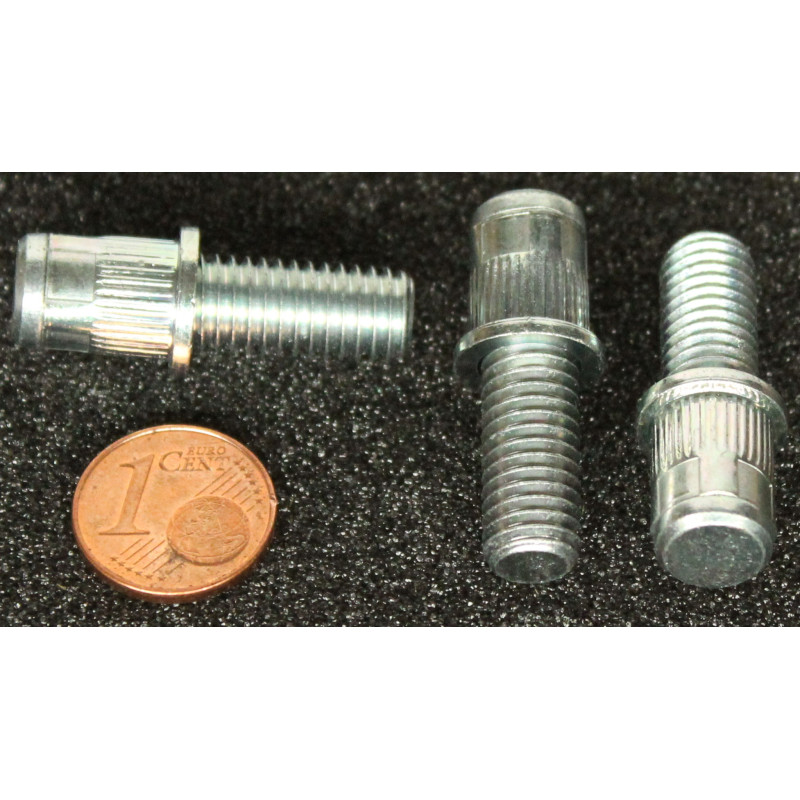 Nietschraube Stahl M8 x 3020 gerändelt silber KB 1,0-3,0mm Bolzen 20mm