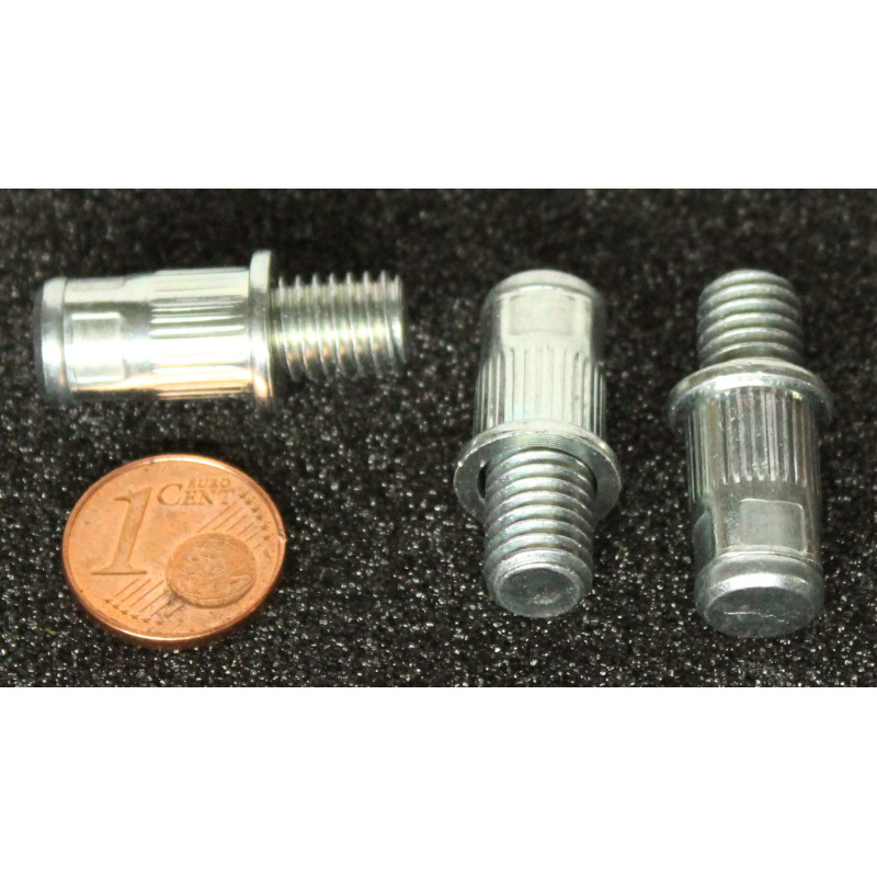 Nietschraube Stahl M8 x 5015 gerändelt silber KB 3,0-5,0mm Bolzen 15mm