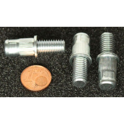 Nietschraube Stahl M8 x 5020 gerändelt silber KB 3,0-5,0mm Bolzen 20mm