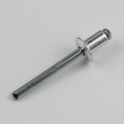 1 x Blindniete STANDARD AL/ST - Flachkopf - 3,0x18 mm Klemmbereich 13,0-15,0