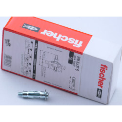 50 x fischer HM Hohlraumdübel 6x37S für Plattenbaustoffe 6-15mm