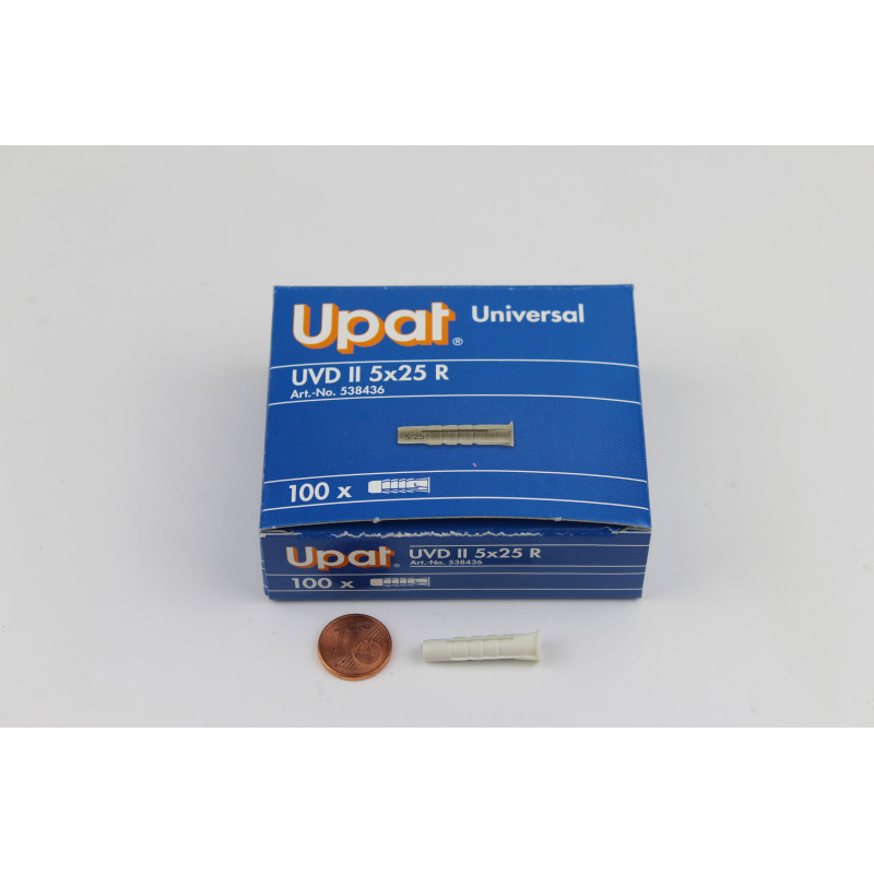 Upat Universal-Dübel UVD II 5x25 R mit Rand