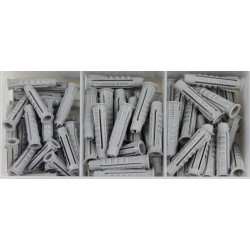 130-tlg Sortimentskasten Index 5 6 8 10 transparent