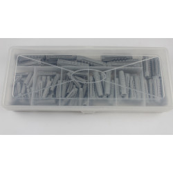 130-tlg Sortimentskasten Index 5 6 8 10 transparent