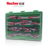 145 teiliger grüner Sortimentskasten mit Fischer DUOPOWER Dübeln 5, 6, 8 und 10mm