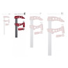 Piher Hochleistungs-Schraubzwinge Maxipress E 20 cm