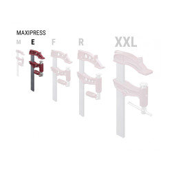 Piher Hochleistungs-Schraubzwinge Maxipress E 20 cm