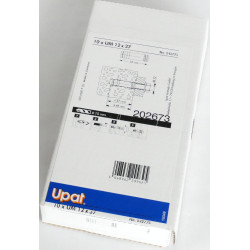 10 Stück Upat Messingdübel UM 12x37