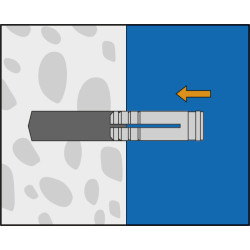 10 Stück Upat Messingdübel UM 12x37