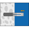 10 Stück Upat Messingdübel UM 12x37
