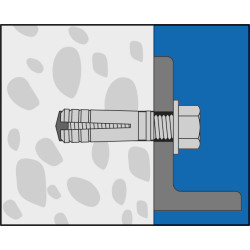10 Stück Upat Messingdübel UM 12x37