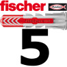 Fischer Duopower 5x25 - 100 Stück