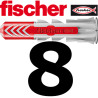 Fischer Duopower 8x40 - 100 Stück