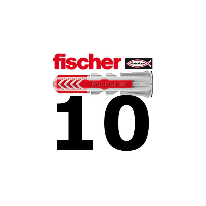 Fischer Duopower 10x50 - 50 Stück