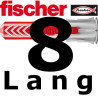 fischer Duopower 8x65 lang - 10 Stück