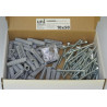 100 tlg 10x50 Fischer SX-Dübel / Schrauben /Bit Sortiment im Karton