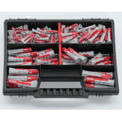 150tlg Fischer Dübel Duopower Sortiment 5, 6, 8, 10mm im Sortierkasten NOR8
