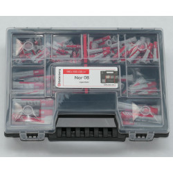 150tlg Fischer Dübel Duopower Sortiment 5, 6, 8, 10mm im Sortierkasten NOR8