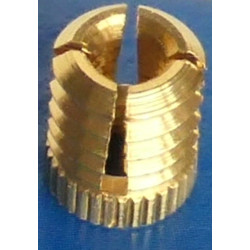 100 Stück UPAT Messingdübel kurz UMD M6/10,5