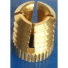 100 Stück UPAT Messingdübel kurz UMD M6/10,5