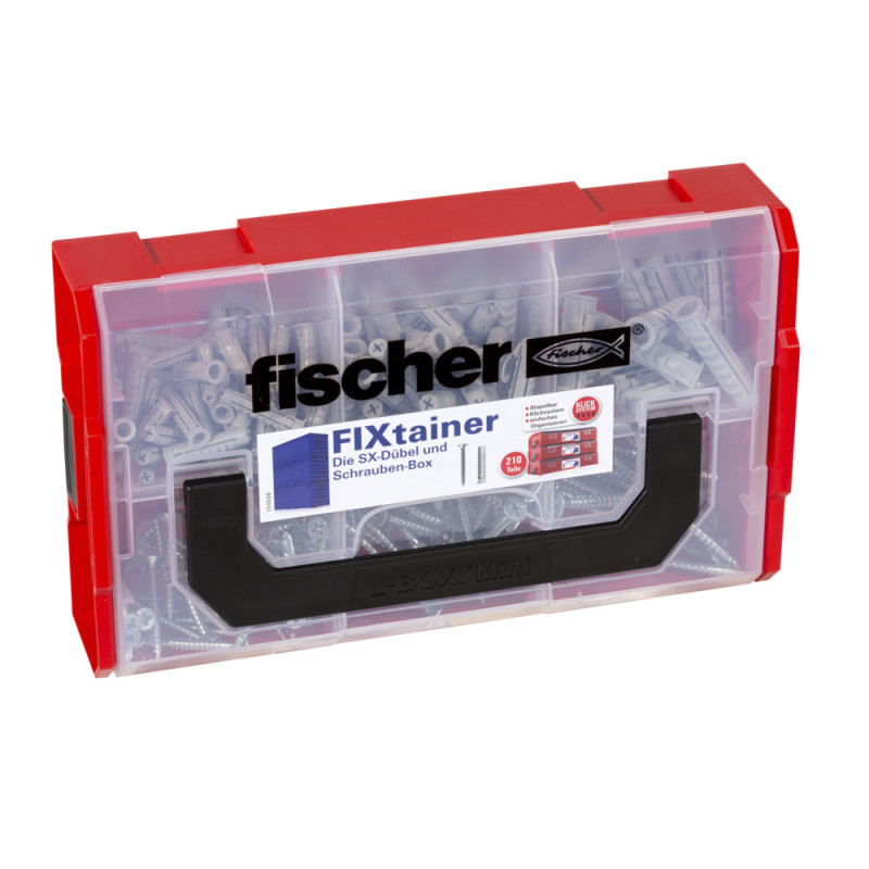 fischer FixTainer - SX-Dübel u Schrauben-Box