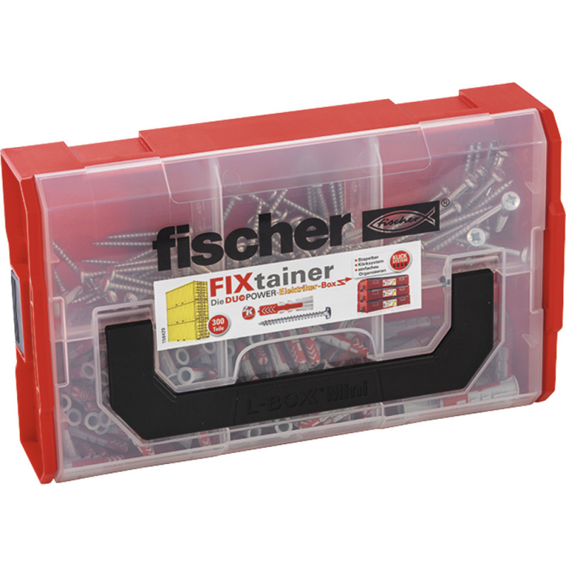 fischer FixTainer - DuoPower Elektriker (300 Teile)
