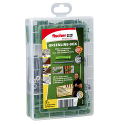 fischer Meister-Box Greenline Spreizdübel SX + A2 Schraube
