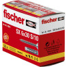 50 x fischer Spreizdübel SX 6 x 30 S mit Schraube