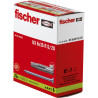 25 x fischer Universaldübel UX 6 x 35 R S/20 mit Rand und Schraube
