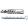 25 x fischer Universaldübel UX 6 x 50 R S/20 mit Rand und Schraube